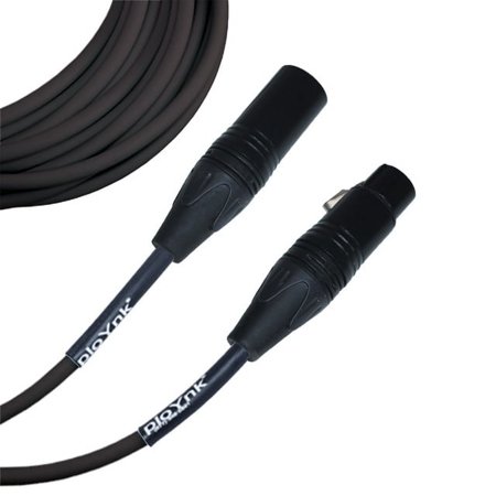 Black Male To Female XLR Microphone Cable - 20 Ft Long