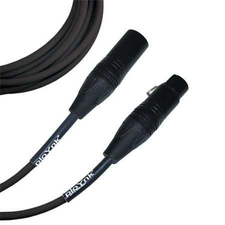 Black Male To Female XLR Microphone Cable - 6 Ft Long