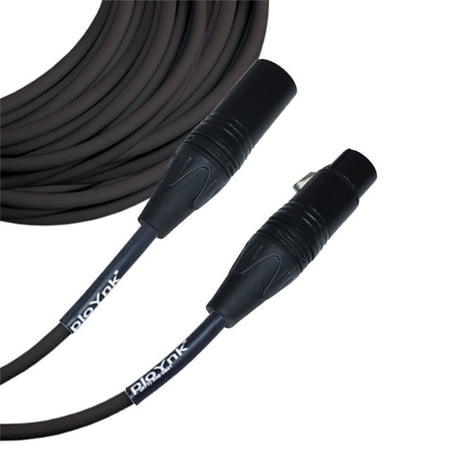 Black Male To Female XLR Microphone Cable - 70 Ft Long