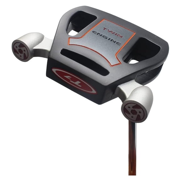 Black Mallet Golf Putter Right Handed with Alignment Line Up Hand Tool 35 Inches Senior Men's Perfect for Lining up Your Putts