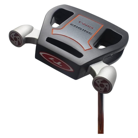 Black Mallet Golf Putter Right Handed with Alignment Line Up Hand Tool 35 Inches Senior Men's Perfect for Lining up Your Putts