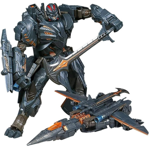 Black Mamba 7.4 Inch Deformation Alloy Car Robot Action Figure, Manual Assemble Model Kit, Movie 5 Collectible Desktop Decoration Gift