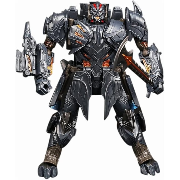 Black Mamba Deformation Alloy Car Robot, 7.4 Inch Manual Assemble Action Figure Collectible Model, Painted Desktop Decoration Gift