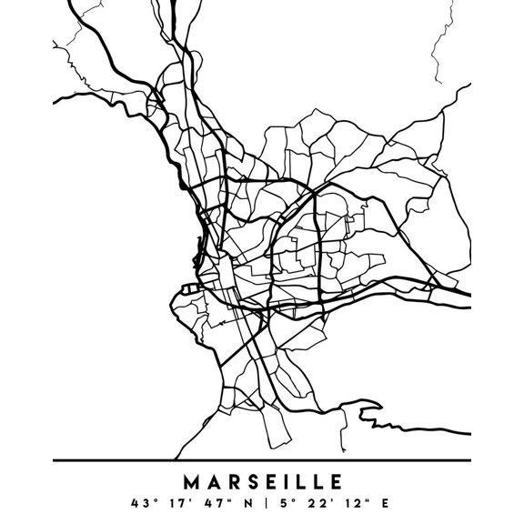 Black Maps 48 Poster Print - Emiliano Deificus (19 x 24)
