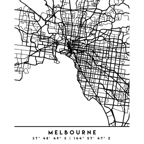 Black Maps 50 Poster Print - Emiliano Deificus (24 x 30)