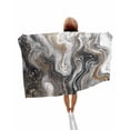 thumbnail image 1 of Black Marble Beach Towels Oversized Super Absorbent, Retro Chic Abstract Mottled Texture Art Lightweight Bath Towel Quick Dry Sets For Bathroom/Pool/Rv Camping/Beach Play/Gym Room/Picnic 35"x70", 1 of 8