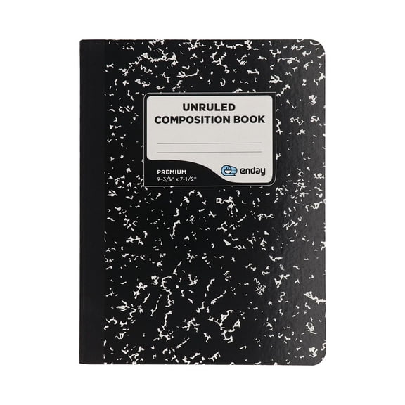 Black Marble Composition Book Unruled Paper 100 Sheet Office Dairy Drawing Note Books Journals Meeting Notebook Hard Covers Writing Book For school
