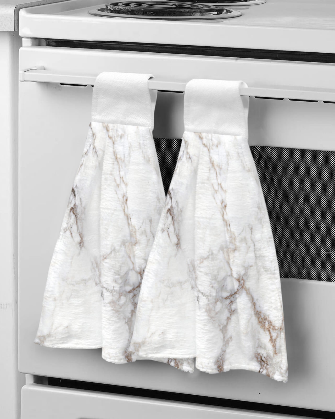 Black Marble Cracks Texture Hand Towel Quick Dry Microfiber Towels