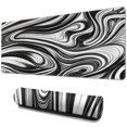 thumbnail image 1 of Black Marble Fluid Design - High-Performance, Non-Slip XL Mousepad for Office, Gaming, Home Use, 1 of 7