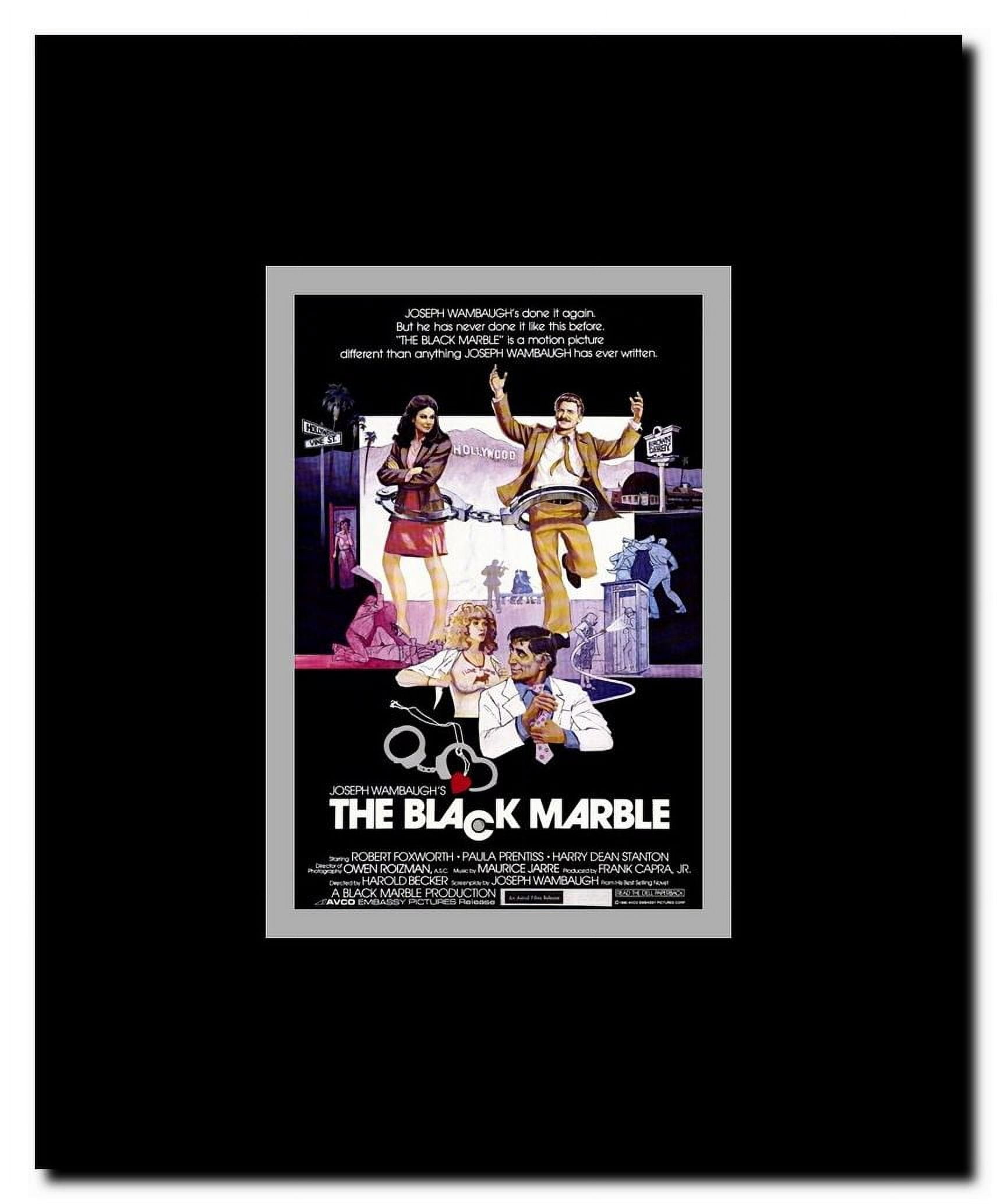 Black Marble Framed Movie Poster
