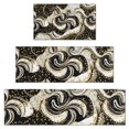 thumbnail image 1 of Black Marble Gold Dot Pattern Kitchen Rugs Sets Of 3,Kitchen Runner Rugs Non Skid Washable,Decorative Kitchen Floor Mats for Kitchen,Sink,Laundry,17"x30"+ 17"x47" + 17"x59", 1 of 6