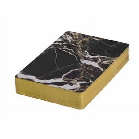 Black Marble Gold Gilded Playing Cards by Bloc