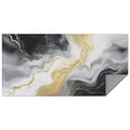 thumbnail image 1 of Black Marble Gold Line Pattern Rectangle Tablecloth 60"x120",Waterproof Polyester Rectangle Table Cloth, Wipeable Spillproof Polyester Tablecloth for Dining, Camping, Indoor and Outdoor, 1 of 6