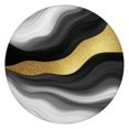 thumbnail image 1 of Black Marble Gold Wave Pattern Round Fitted Tablecloth with Elastic Edge,Dining Table Cover Waterproof,Outdoor Round Tablecloth for Camping,Dining,Indoor and Outdoor, 1 of 7