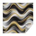 thumbnail image 1 of Black Marble Gold Wave Pattern Square Tablecloth,Waterproof Square Table Cover,Wipeable Spillproof Washable Table Cover for Home Kitchen Party Decor 52"x52"(132x132cm), 1 of 6