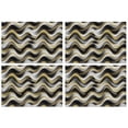 thumbnail image 1 of Black Marble Gold Wave Pattern Summer Placemats Table Placemats Set Of 4-Linen Kitchen Washable Placemats Table Mats 11.8"x17.7" Non-Slip Heat Resistant, 1 of 6