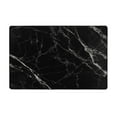 Black Marble Indoor Door Mat, Bedroom Rug & Carpets Entryway Rug Front