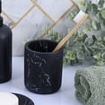 thumbnail image 1 of Evideco French Home Goods New Marble Black Tumbler Only Modern Hollywood Regency Toothbrush Holders, 1 of 9