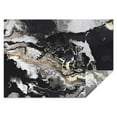 thumbnail image 1 of Black Marble Tablecloth,Oil Proof Spill Proof Polyester Table Cover for Rectangle Tables,Durable Table Clothes Cute Tablecloths for Camping Dining Buffet Parties, 1 of 5