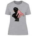 thumbnail image 1 of Black Marble Woman Statue T-Shirt Women -Image by Shutterstock, Female XX-Large, 1 of 2