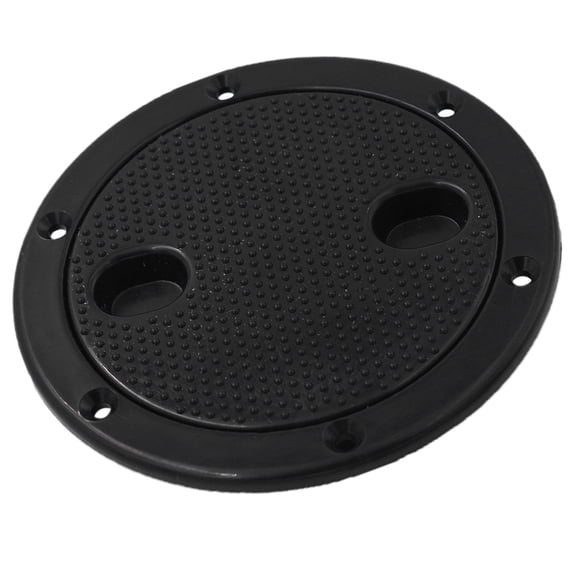 Black Marine Boat Round Deck Access """" Hardware Fits 4 Inch ID Hole