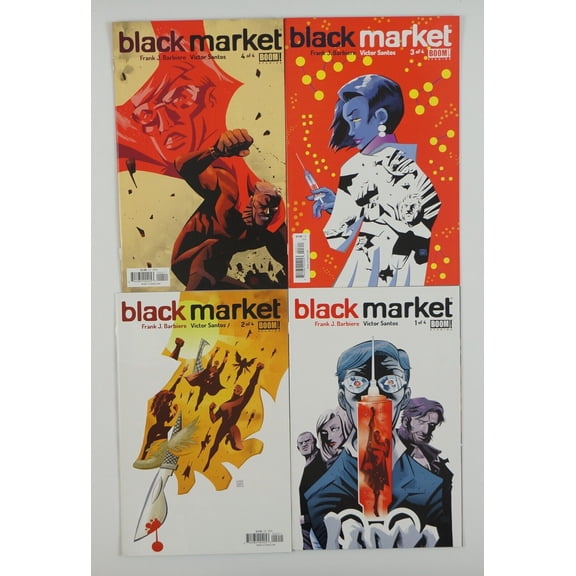 Black Market #1-4 VF/NM complete series ; Boom