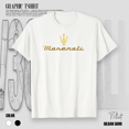 thumbnail image 1 of Black Maserati Luxury Car Style Golden Trim Auto Enthusiast Unisex T-Shirt V71063, up to size 5XL, 1 of 2