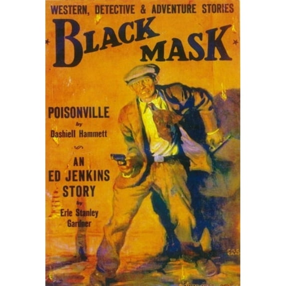 Black Mask (Pulp) Movie Poster (11 x 17)