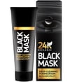 thumbnail image 1 of Black Mask Purifying Peel Off Mask – Blackhead Remover By 24K – For Premium Facial Cleansing Detox Exfoliator, 1 of 7