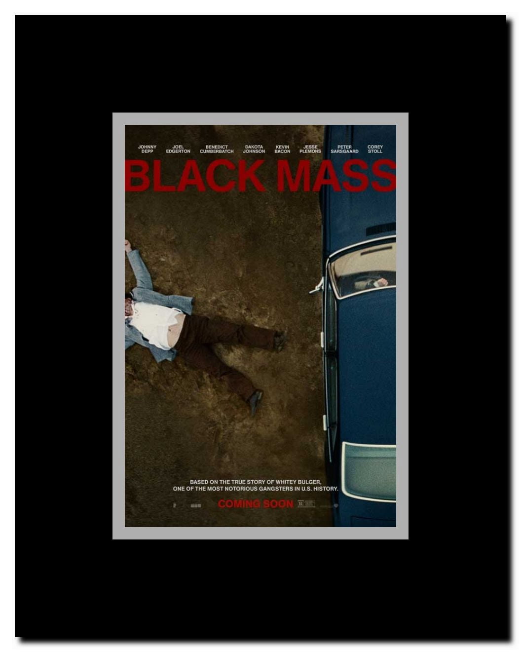 Black Mass Framed Movie Poster