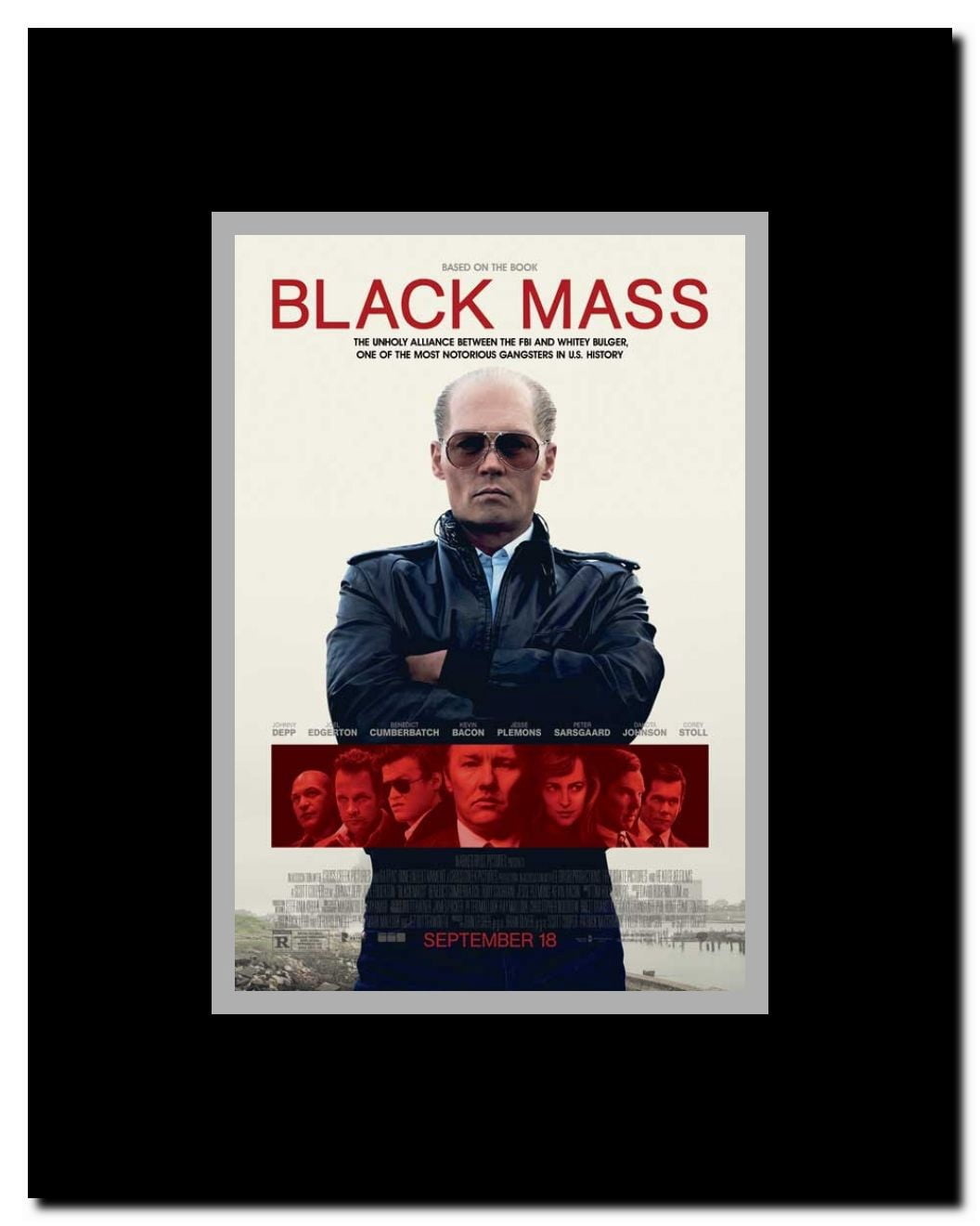 Black Mass Framed Movie Poster