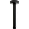 thumbnail image 1 of Black Matte 6" Round Ceiling Shower Arm, 1 of 7