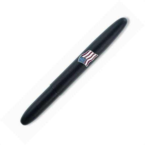 Black Matte Bullet Pen w/ American Flag