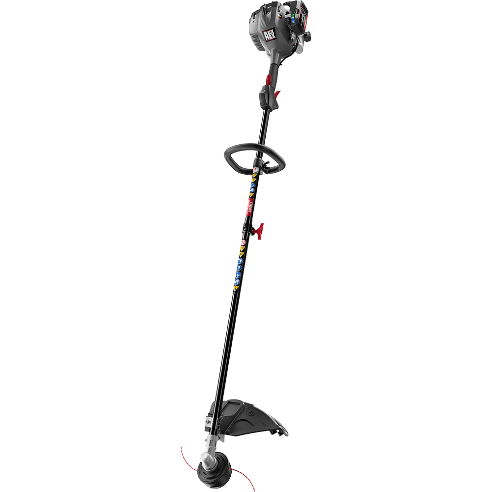 BlackMax 2 Cycle 25cc Full Crank Straight Shaft Attachment Capable String Trimmer BM25SSAC