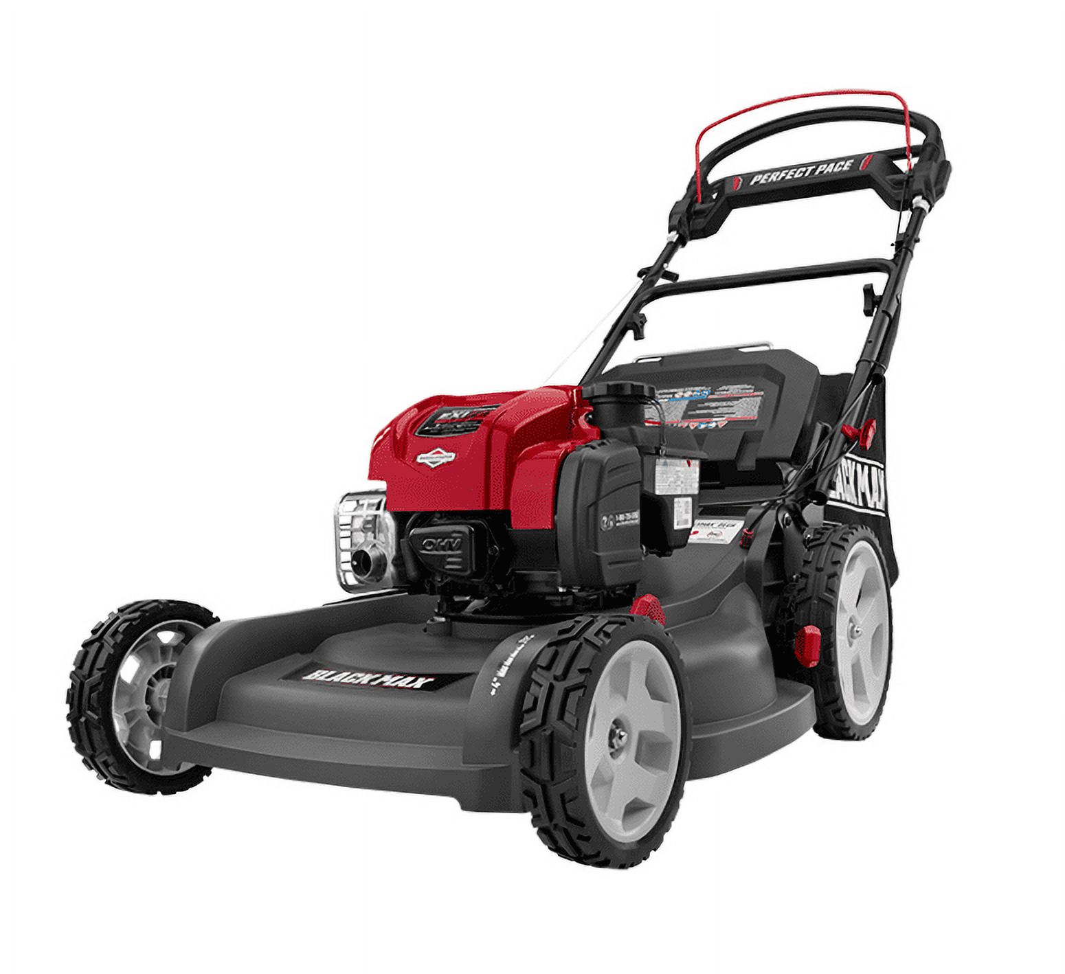 Black Max 21-inch 3-in-1 Self-Propelled Gas Mower with Perfect Pace Technology - image 1 of 8
