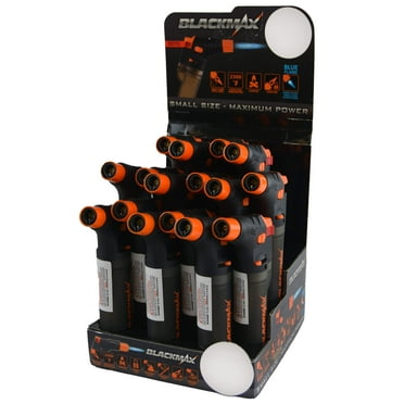 Black Max Refillable Thin Tank Torch Lighter