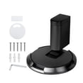 thumbnail image 1 of Black Mechanical Door Stopper for Bottom of Door, Adjustable Height Indoor No Magnetic Door Stop, Heavy Duty Windproof Floor Door Stopper with Screws & Adhesive (2 Way Mount), 1 of 7