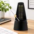 Black Mechanical Metronome Universal For Piano Guitar Violin Drums And ...