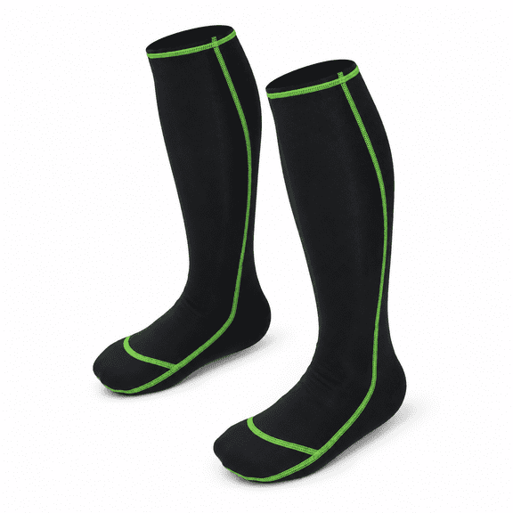 Black Medium Neoprene Wading Socks for Outdoor Fishing Surfing Wakeboarding