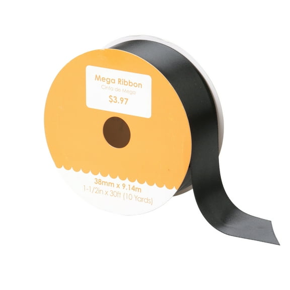 Black Mega Ribbon, 1 Each