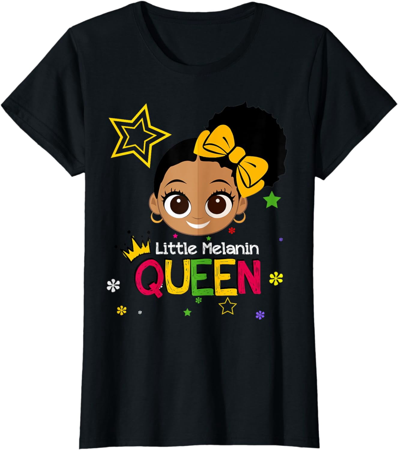 Black Melanin T-Shirt for Birthday and School Queen Gift - Walmart.com