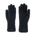 thumbnail image 1 of Black Mens And Womens Winter Gloves With Soft Fabric For Comfortable Grip And Cold Weather Protection, 1 of 2