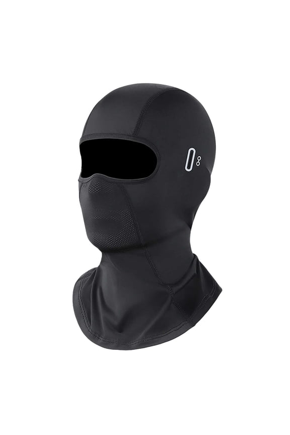 Black Mens Balaclava Face Mask Winter Windproof Thermal Head Cover For Skiing Motorcycle Hiking Outdoor Sports Cold Weather Activities Free Size