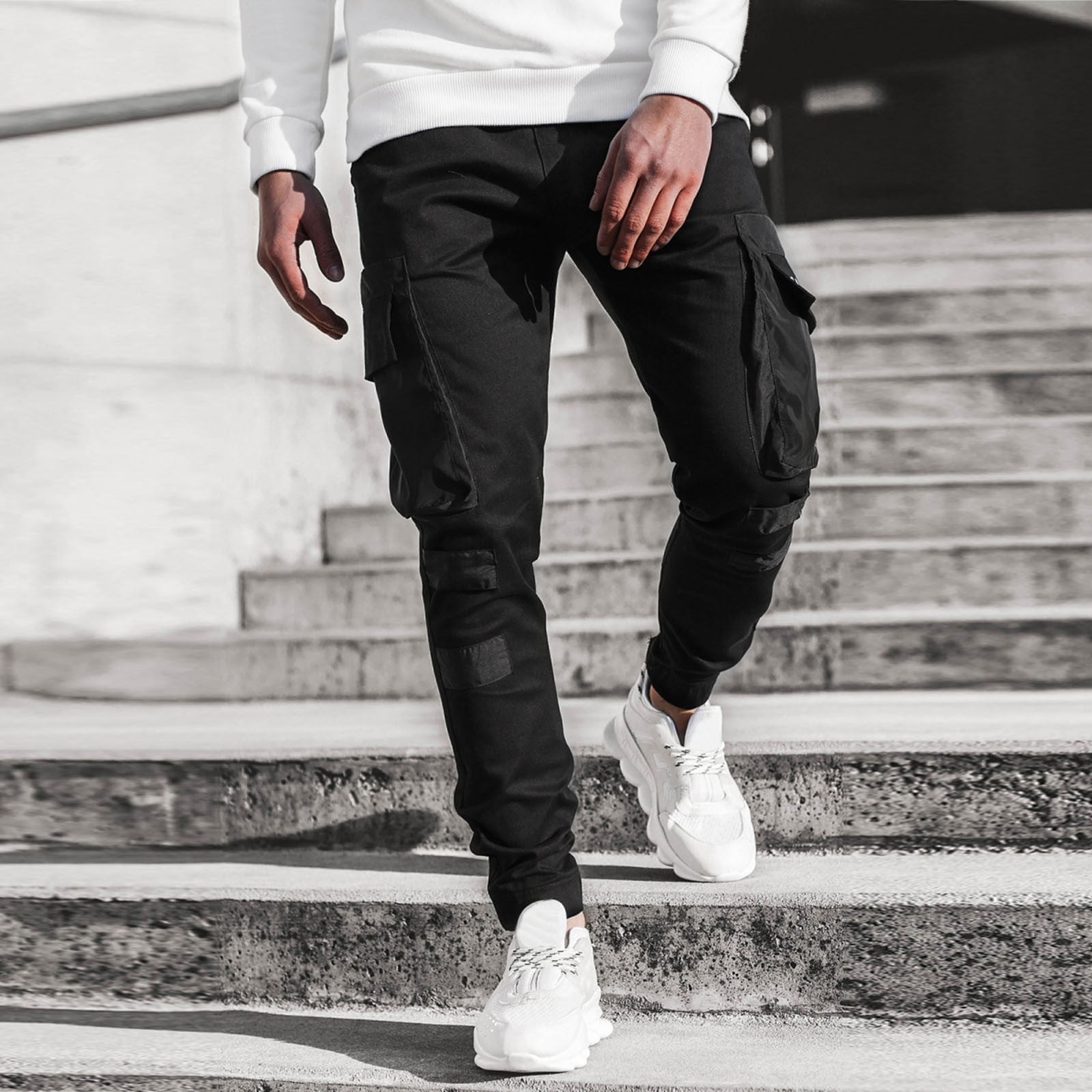 Trendy Pants For Men Black Mens Dress Pants Men's Fashion