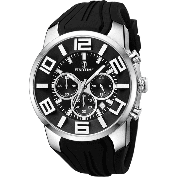 Black Mens Sport Watches for Men Green Orange Red Blue Bright Colorful Reloj Hombre Cool Unique Analog Stylish Wrist Watch Chronograph for Running Training Stopwatch
