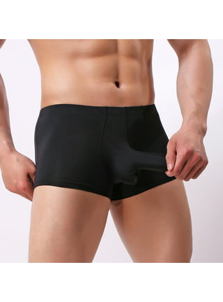 Sexy See Through Men's Mesh Breathable Pouch Underwear Elephant Trunk Gay  Thong T-back