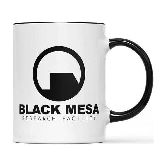 Black Mesa Research Facility Half Life Game Inspired Ceramic Cup Mug