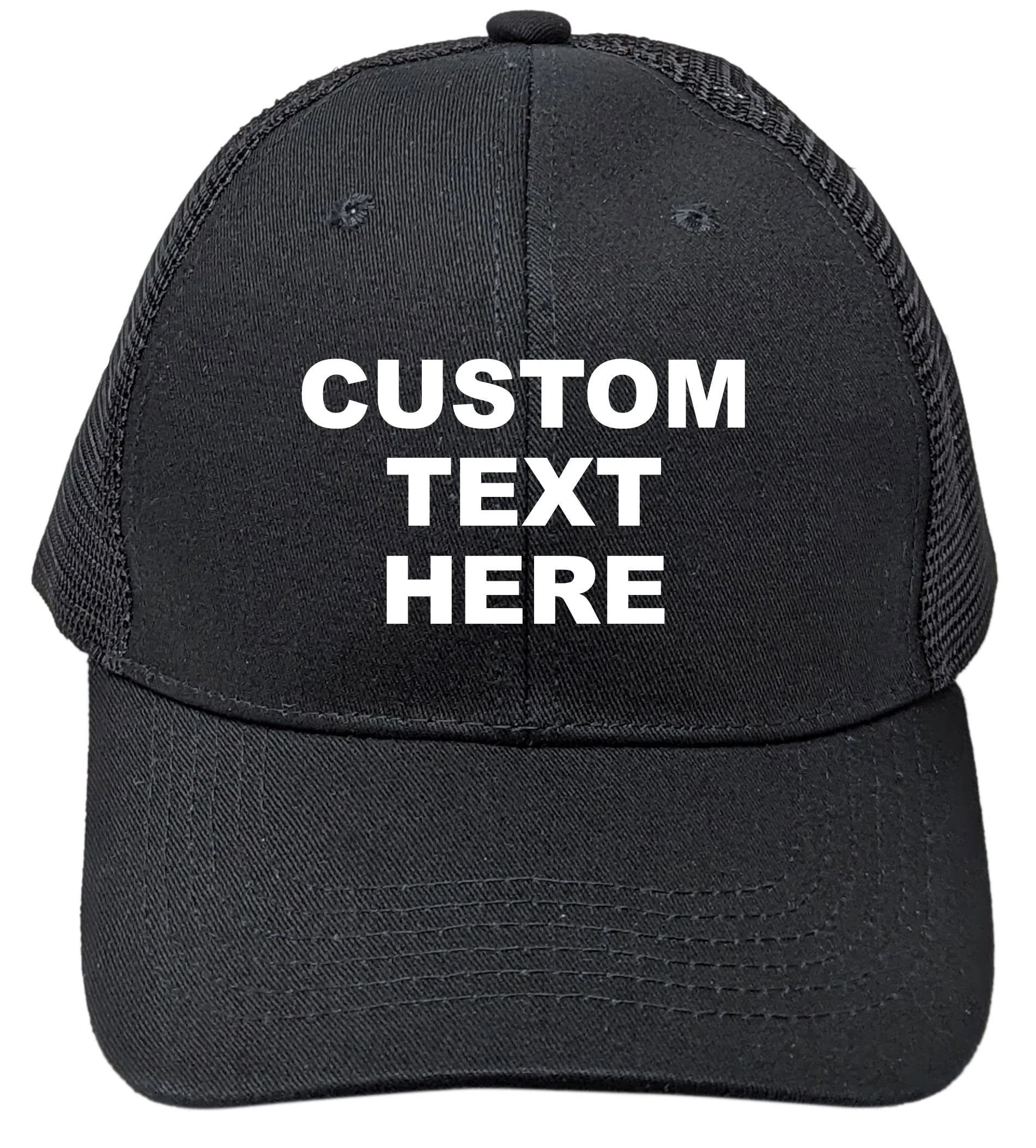 Unisex Big Wording Cap - Black main image 0