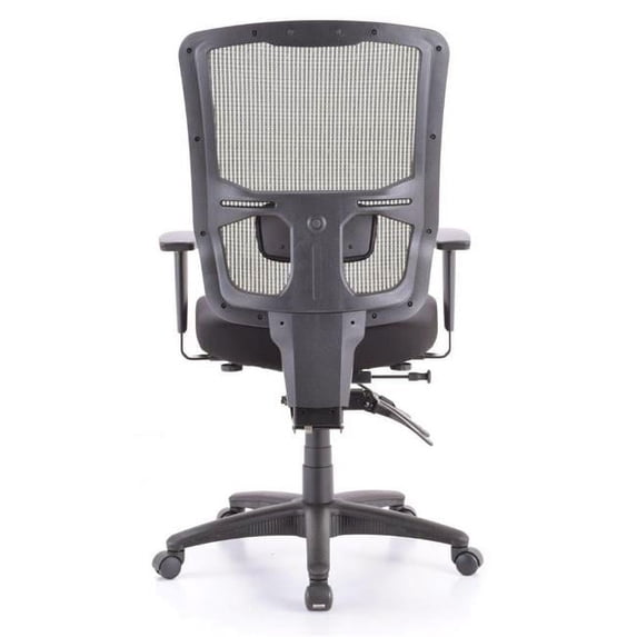 Black Mesh & Fabric Chair - 26.4 x 24.8 x 41.7 in.