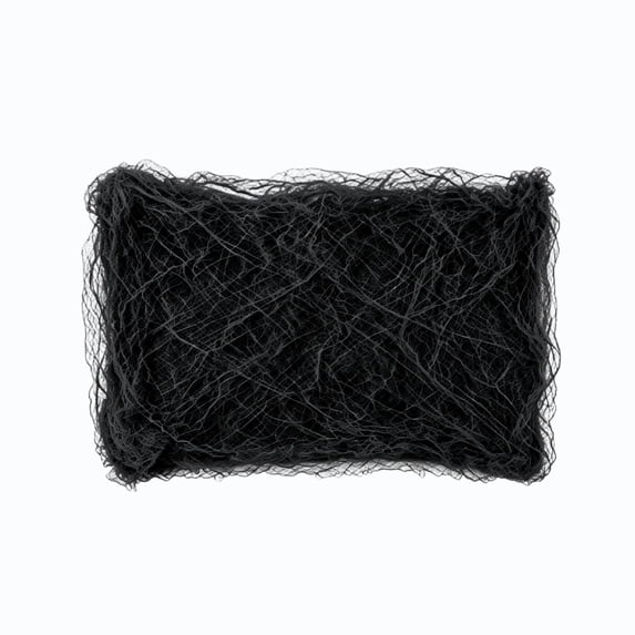Black Mesh Spider Web Decor, Stretchable Bug Net Fabric, Scene Ornament for Yard Patio, Bar and Halloween Party Atmosphere Layout